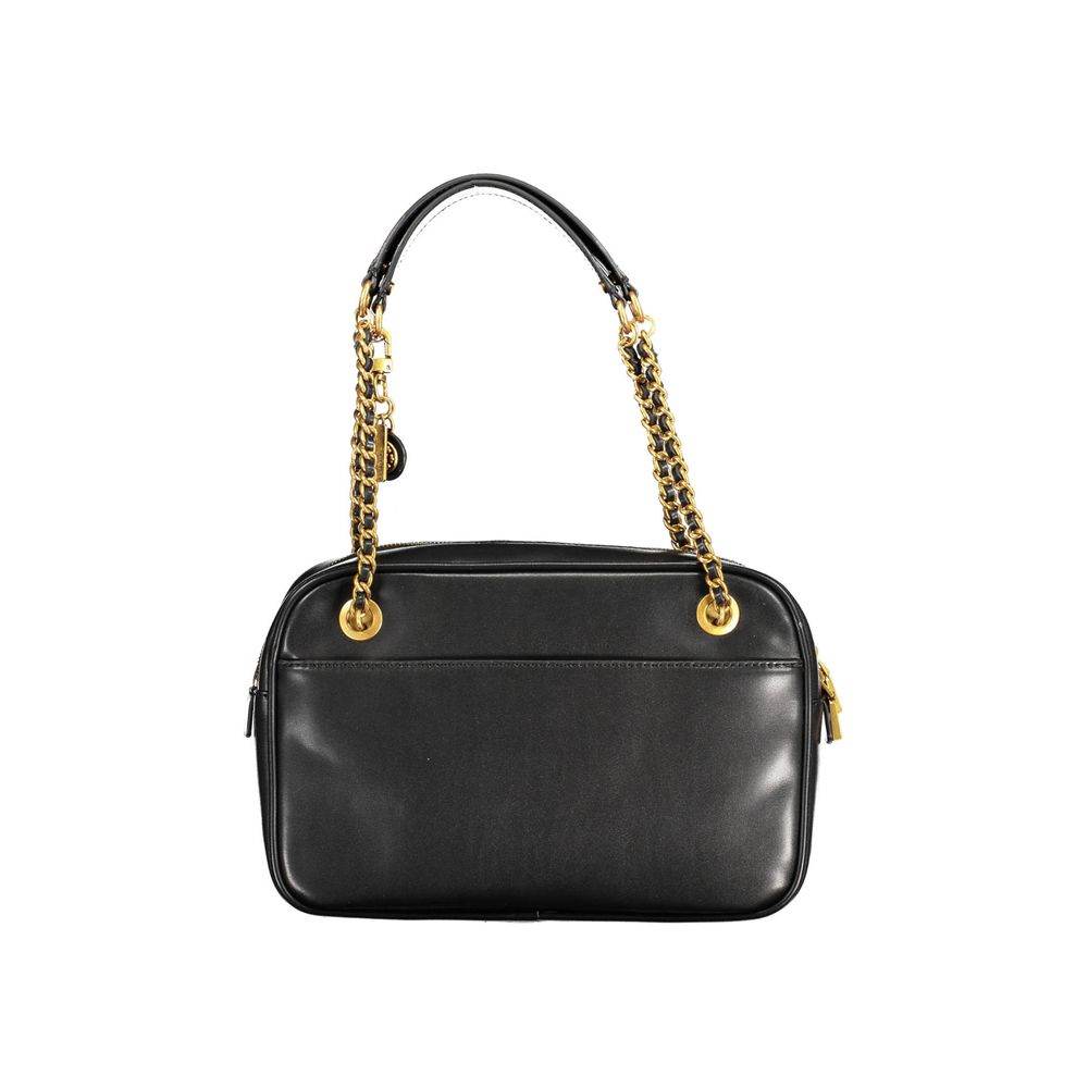 Guess Jeans Black Polyethylene Handbag - Hilstor
