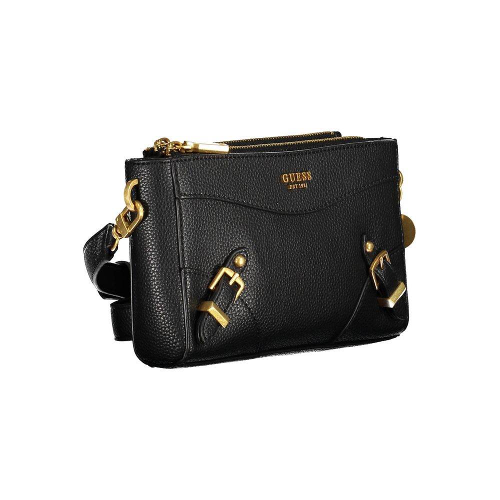 Guess Jeans Black Polyethylene Handbag - Hilstor
