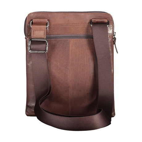 Aeronautica Militare Brown Polyester Shoulder Bag