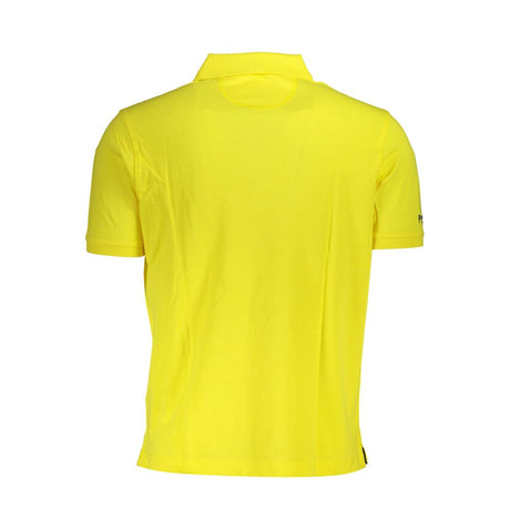 La Martina Yellow Cotton Polo Shirt