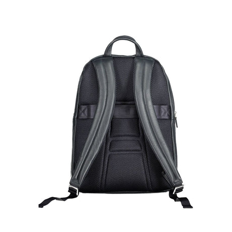 Piquadro Blue Leather Backpack