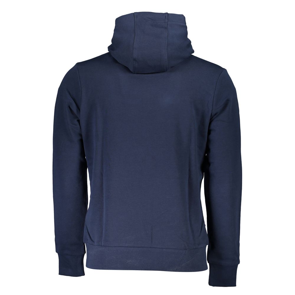 La Martina Blue Cotton Sweater