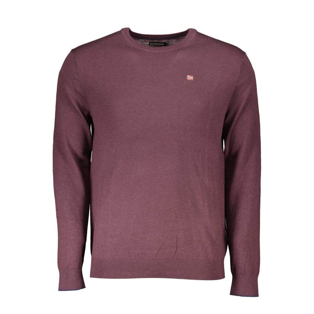 Napapijri Purple Wool Sweater - Hilstor
