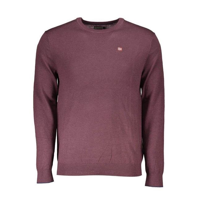Napapijri Purple Wool Sweater - Hilstor