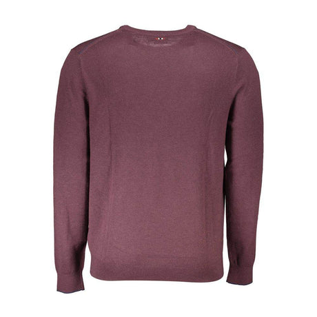 Napapijri Purple Wool Sweater - Hilstor