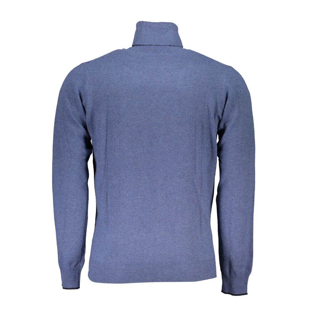 North Sails Blue Fabric Sweater - Hilstor