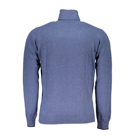 North Sails Blue Fabric Sweater - Hilstor
