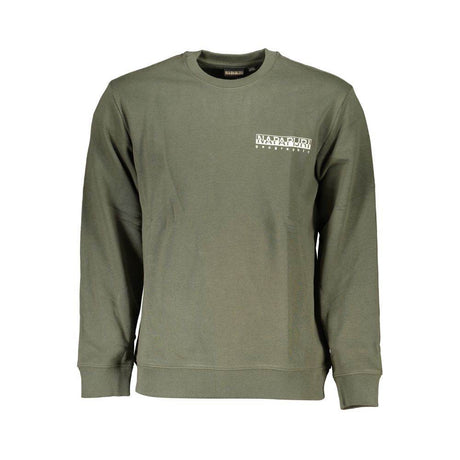 Napapijri Green Cotton Sweatshirt - Hilstor