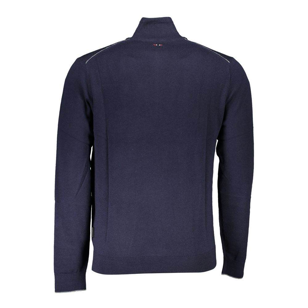 Napapijri Blue Fabric Sweater - Hilstor