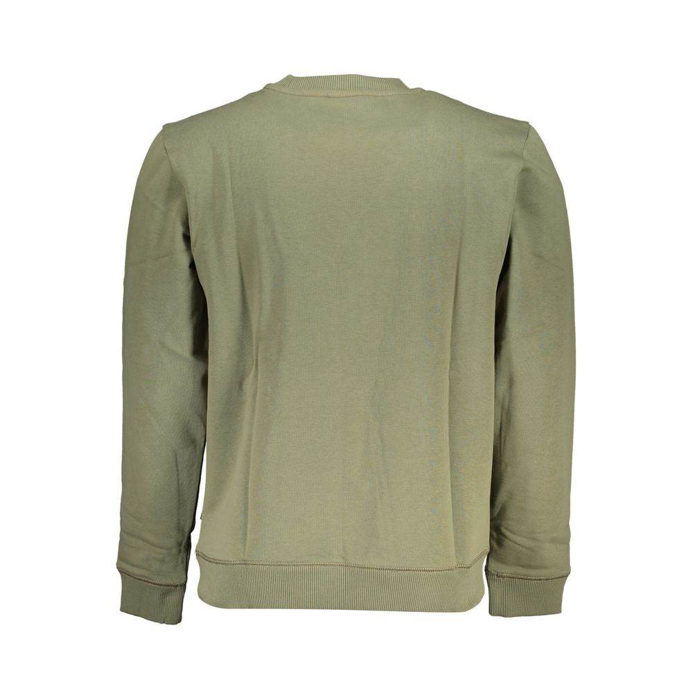Napapijri Green Cotton Men Sweater - Hilstor
