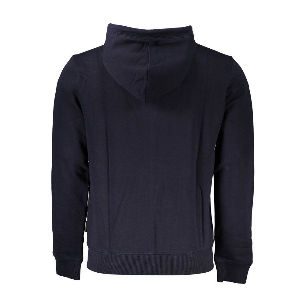 Napapijri Blue Cotton Men Sweatshirt - Hilstor