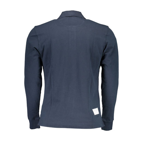 La Martina Blue Cotton Polo Shirt