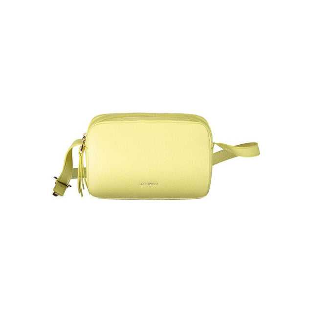 Coccinelle Yellow Leather Handbag - Hilstor