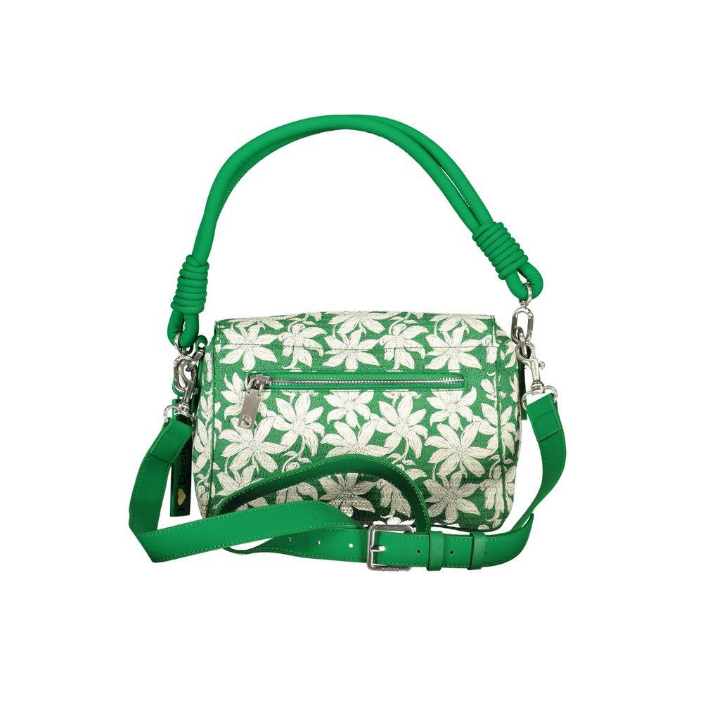 Desigual Green Polyethylene Handbag - Hilstor