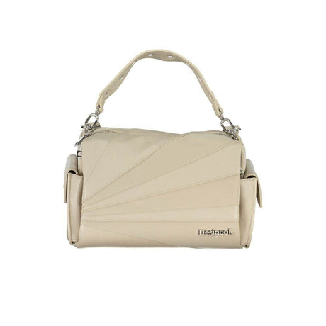 Desigual Beige Polyethylene Handbag - Hilstor