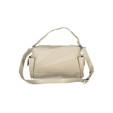 Desigual Beige Polyethylene Handbag - Hilstor