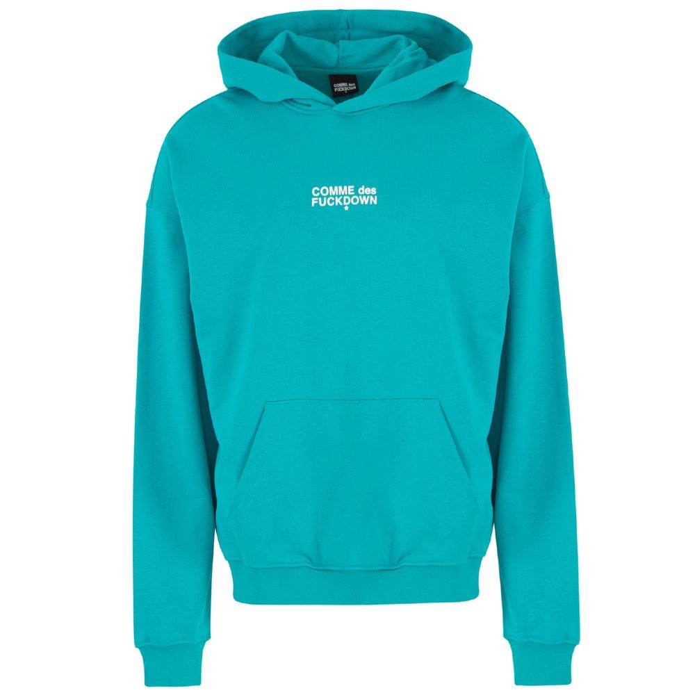 Comme Des Fuckdown Green Cotton Men Hoodie - Hilstor
