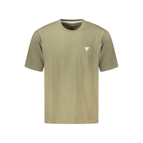 Guess Jeans Green Cotton T-Shirt - Hilstor