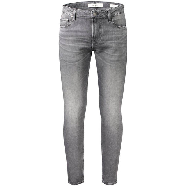 Guess Jeans Gray Cotton Men Jeans - Hilstor