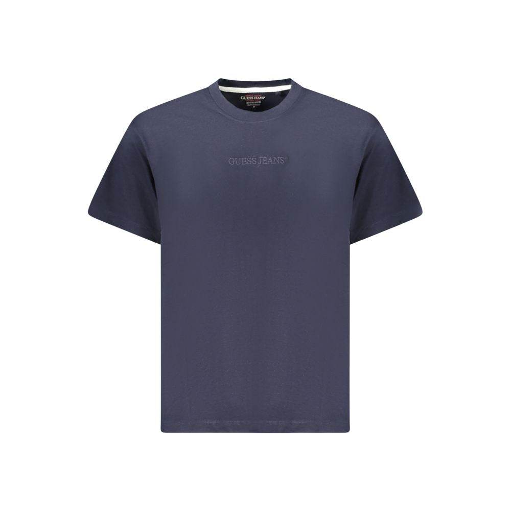 Guess Jeans Blue Cotton T-Shirt - Hilstor