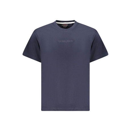 Guess Jeans Blue Cotton T-Shirt - Hilstor