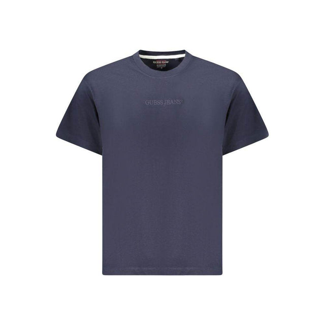 Guess Jeans Blue Cotton T-Shirt - Hilstor
