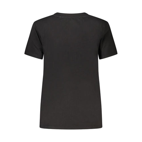 Guess Jeans Black Cotton Tops & T-Shirt