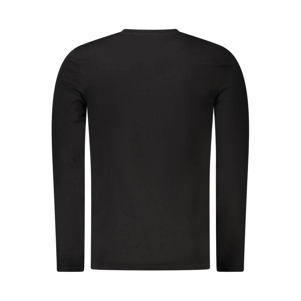 Guess Jeans Black Cotton T-Shirt - Hilstor