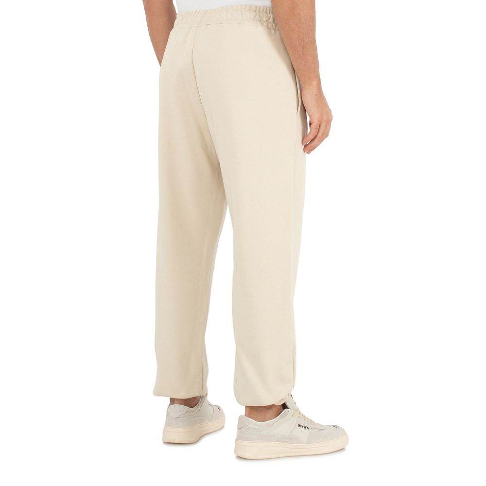 Comme Des Fuckdown Beige Cotton Men Sweatpant - Hilstor