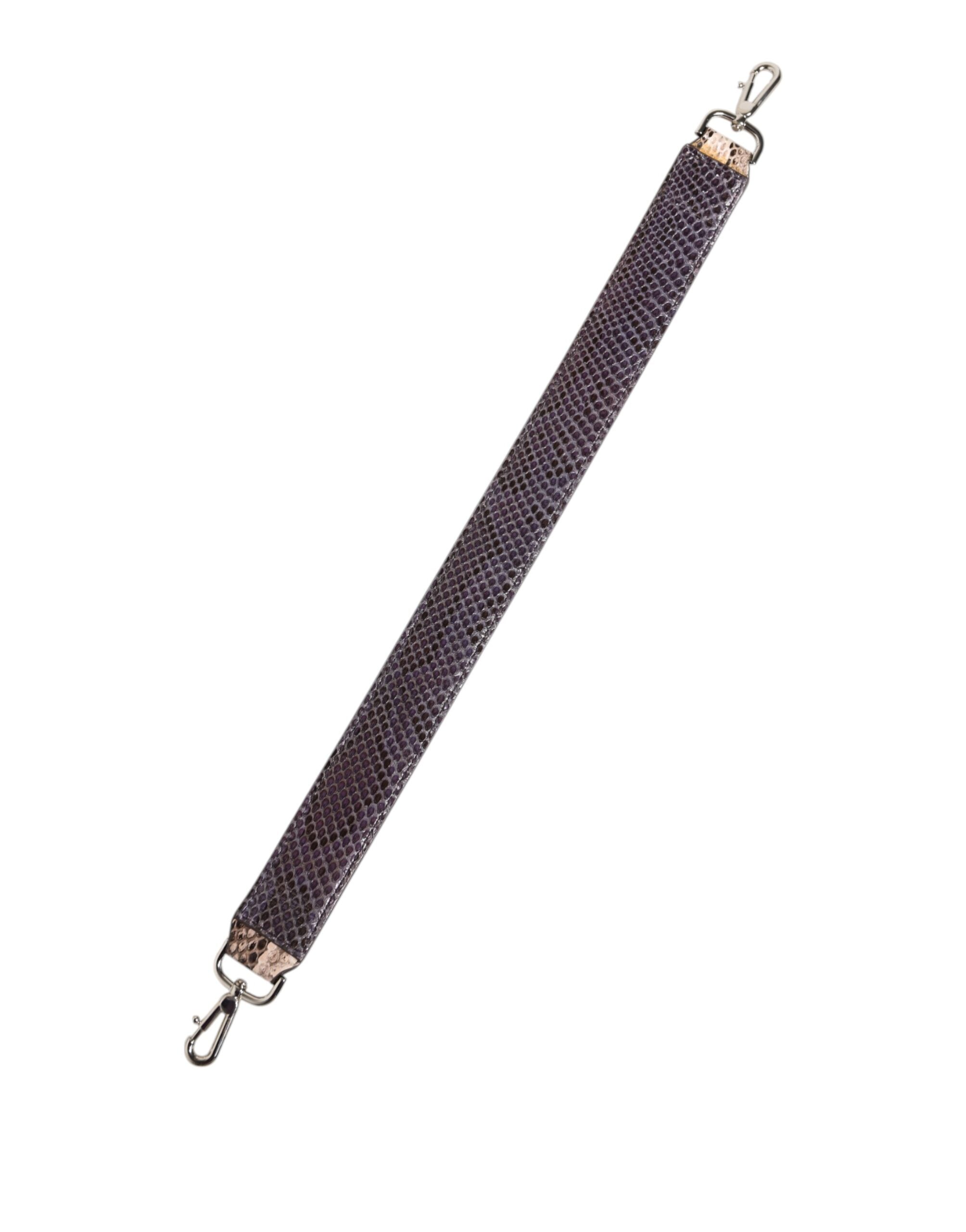 Dolce &amp; Gabbana Beige Eksotisk Læder Håndtaske Tilbehør Skulderrem