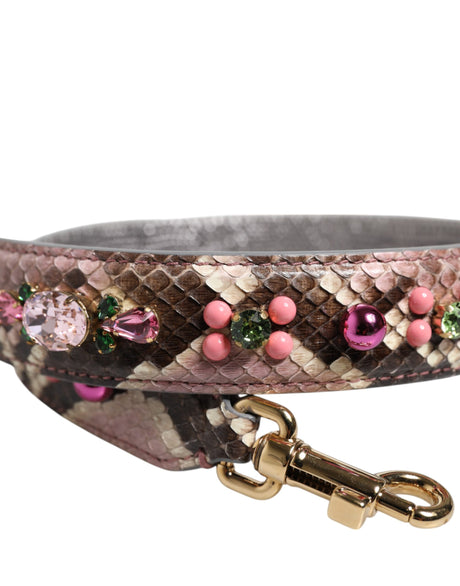 Dolce &amp; Gabbana flerfarvet udsmykket håndtaske skulderrem