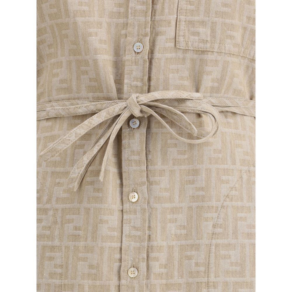 Fendi Chambray Dress