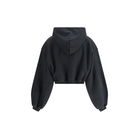 Alexander Wang Cropped zip-up Hoodie