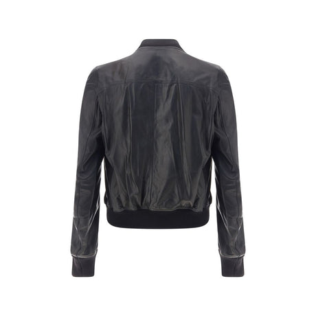 Rick Owens Bauhaus Flight Leather Jacket