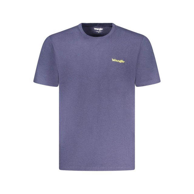 Wrangler Blue Cotton T-Shirt - Hilstor