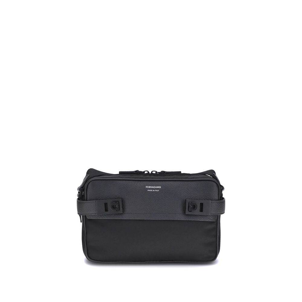 Ferragamo Gancini buckle Shoulder Bag - Hilstor