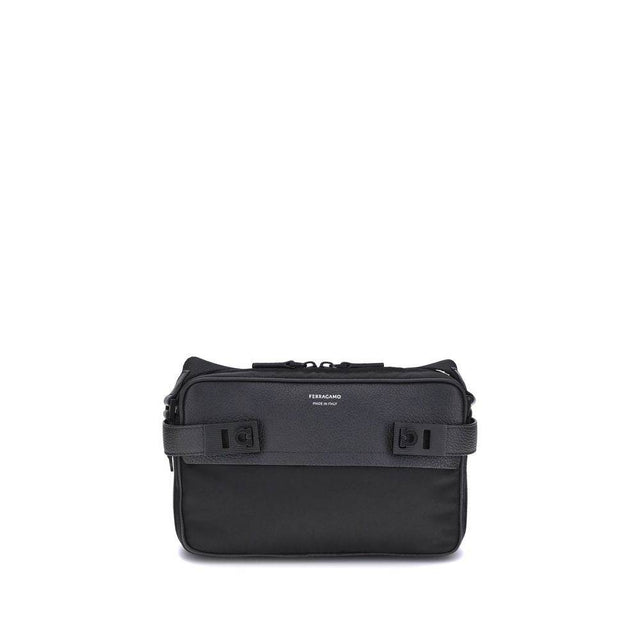 Ferragamo Gancini buckle Shoulder Bag - Hilstor