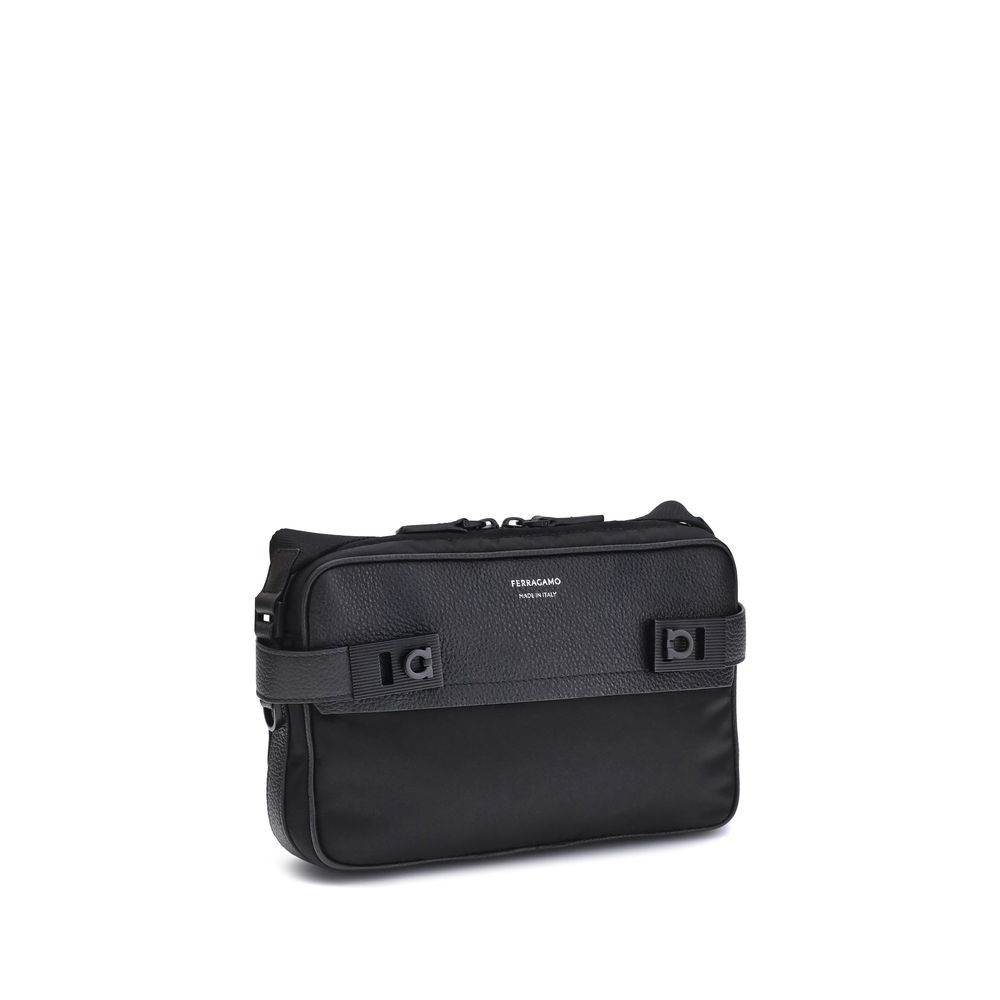Ferragamo Gancini buckle Shoulder Bag - Hilstor