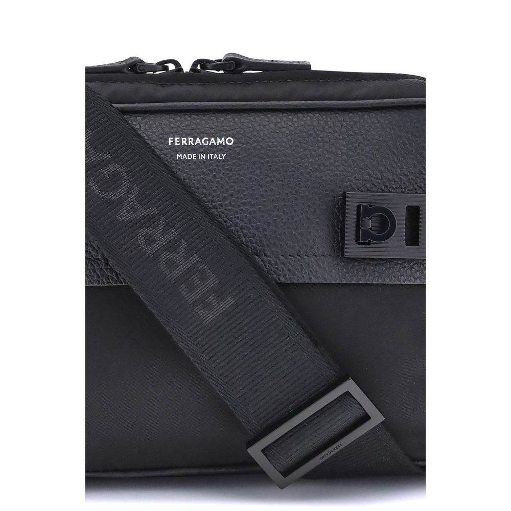 Ferragamo Gancini buckle Shoulder Bag - Hilstor