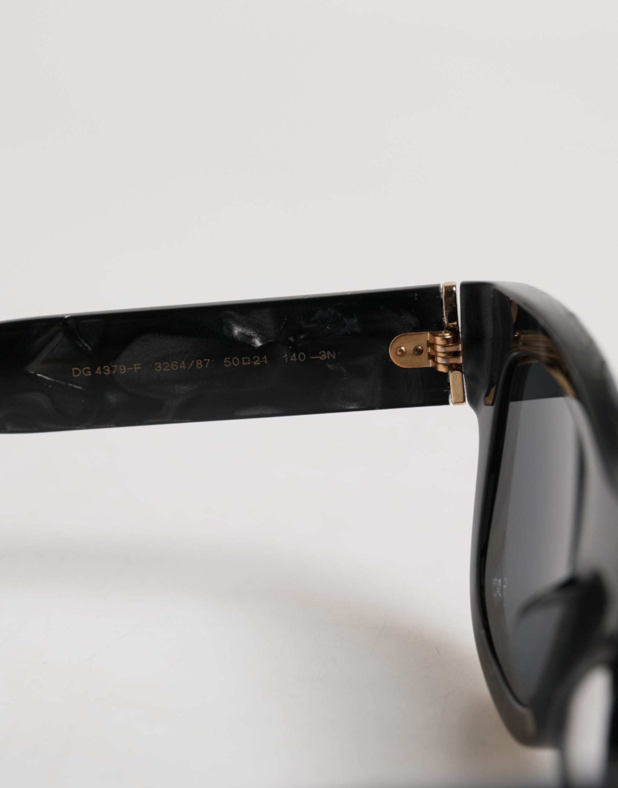 Dolce & Gabbana Pearl White Acetate Frame Domenico Shade Sunglasses