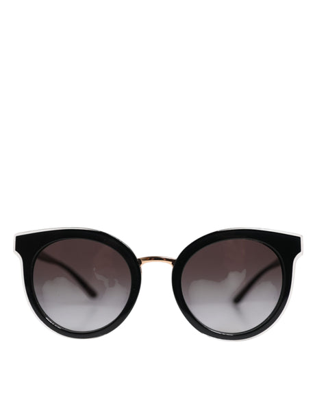 Dolce & Gabbana Black Transparent Trim Round DG4371-F Eyewear Sunglasses