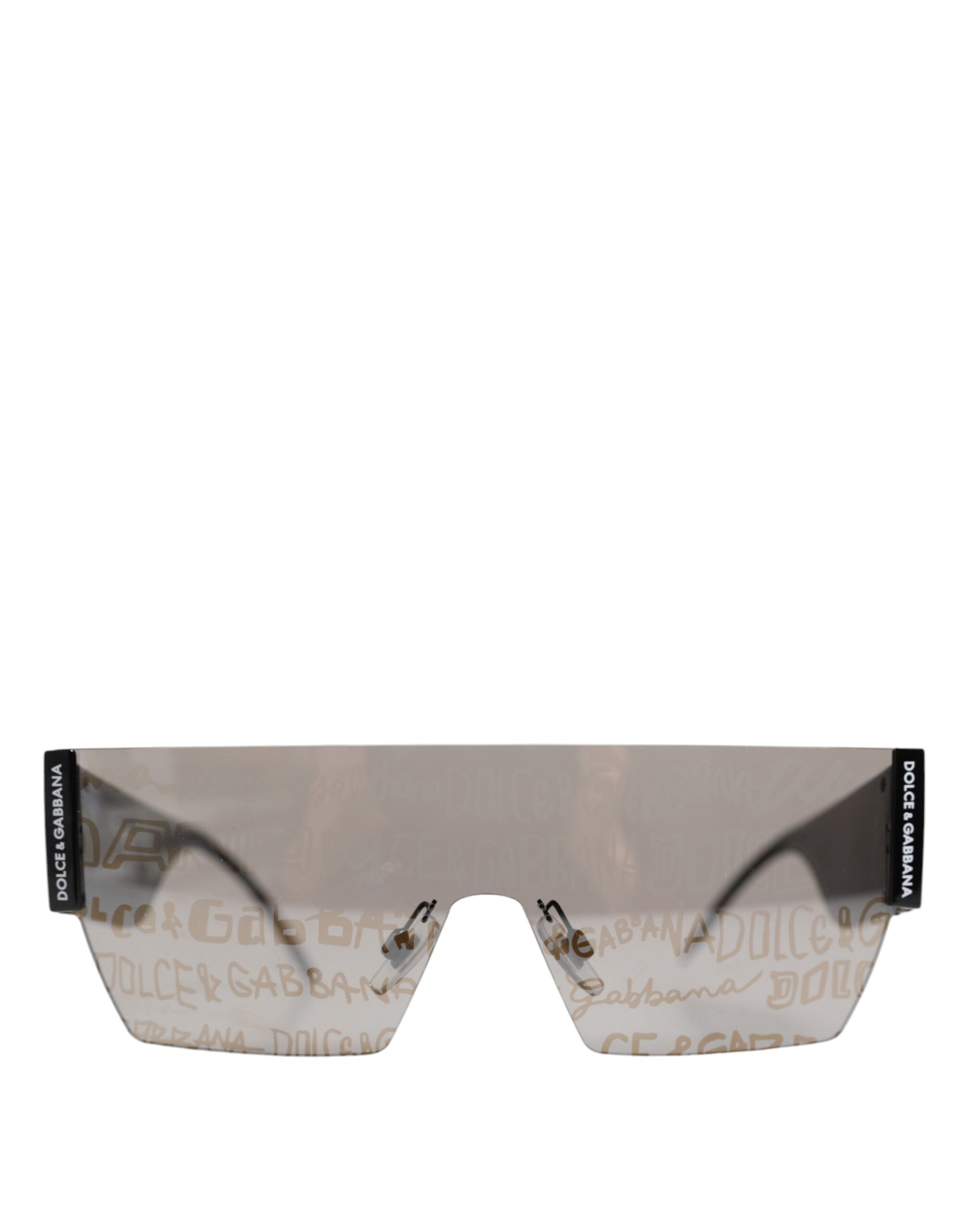 Dolce & Gabbana Black Metal Frame DNA Graffiti DG2233 Eyewear Sunglasses