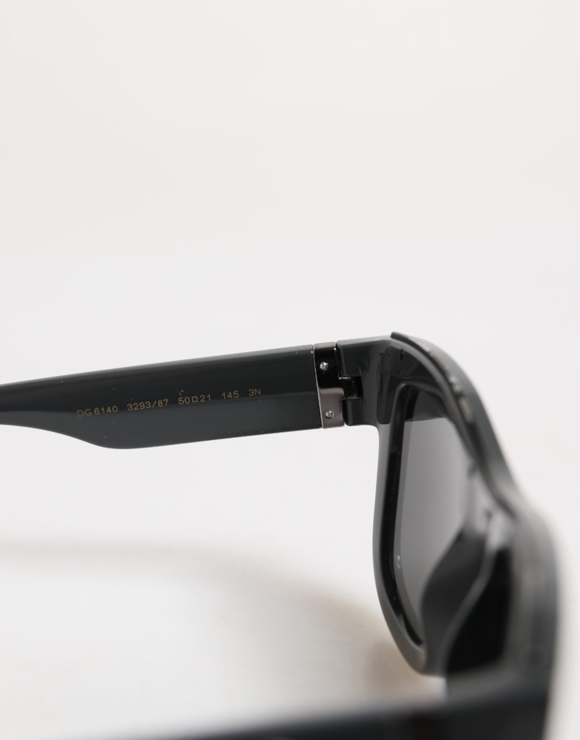 Dolce & Gabbana Black Square DG Crossed DG6140 Eyewear Shades Sunglasses