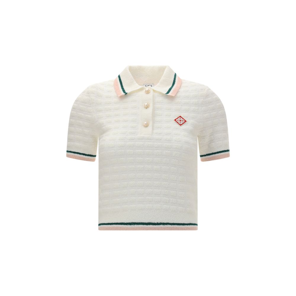 Casablanca Boucle Polo Shirt
