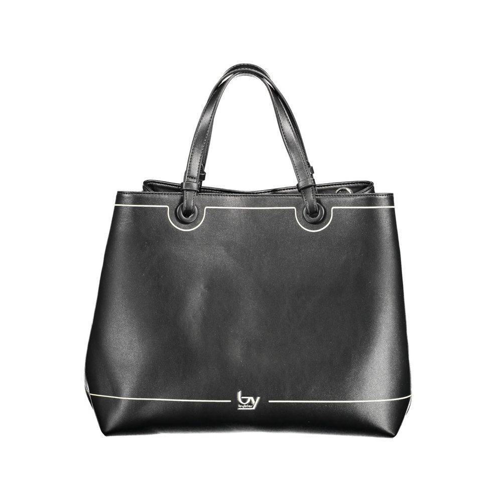 BYBLOS Black Polyethylene Handbag - Hilstor