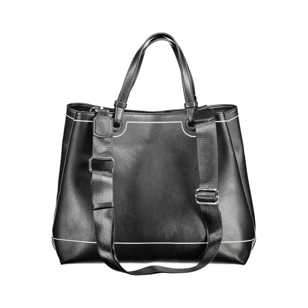 BYBLOS Black Polyethylene Handbag - Hilstor