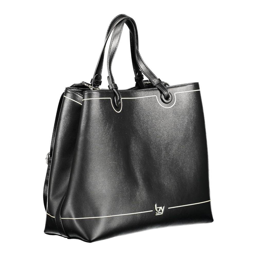 BYBLOS Black Polyethylene Handbag - Hilstor