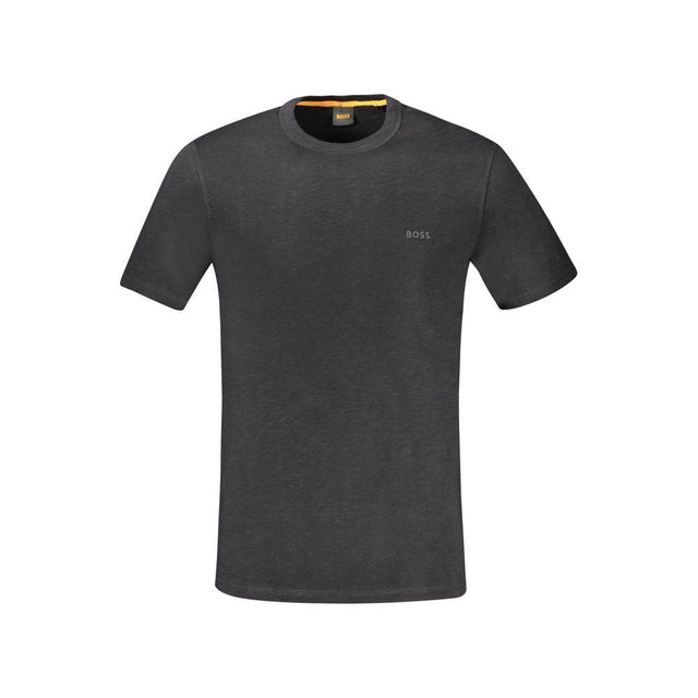 Hugo Boss Black Cotton T-Shirt - Hilstor