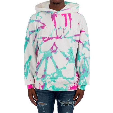Amiri Logo Tie-Dye Hoodie Sweatshirt - Hilstor