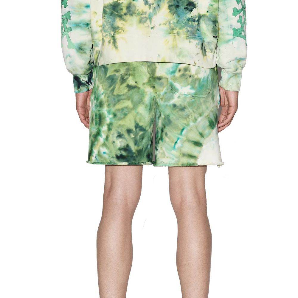 Amiri Tie-dye Cotton Shorts - Hilstor
